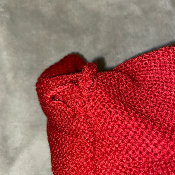 Red Turtleneck Sweater - Picture 3 of 3